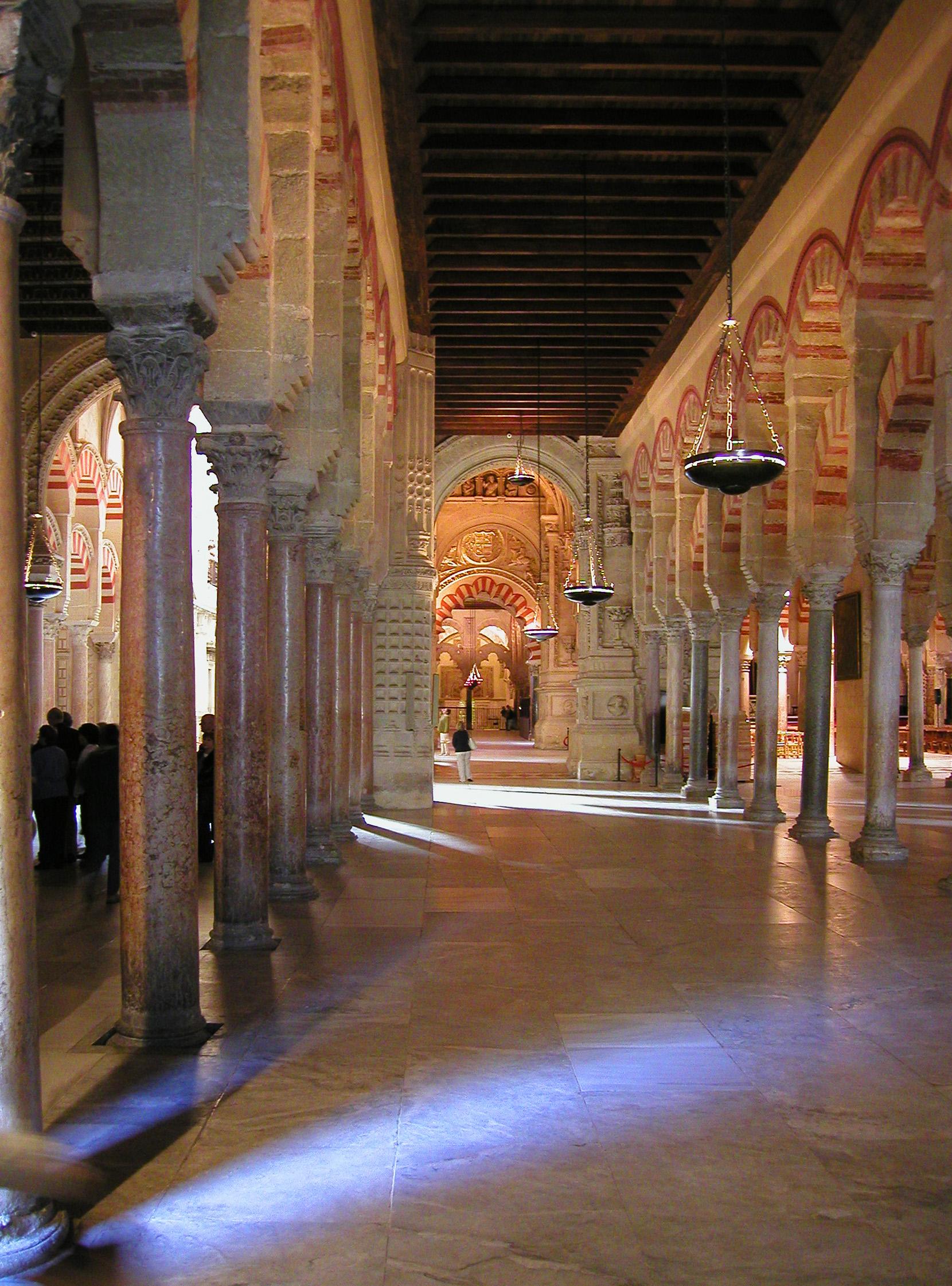 old mosque converted into a church at Cordova in Spain