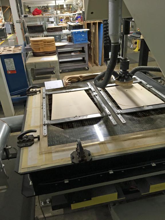 laser cutter at the CF Martin & Co. Guitar Factory at Bethlehem, Pennsylvania