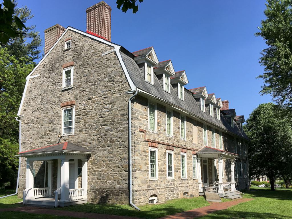 the Moravian Historical Society's Whitefield House at Bethlehem, Pennsylvania