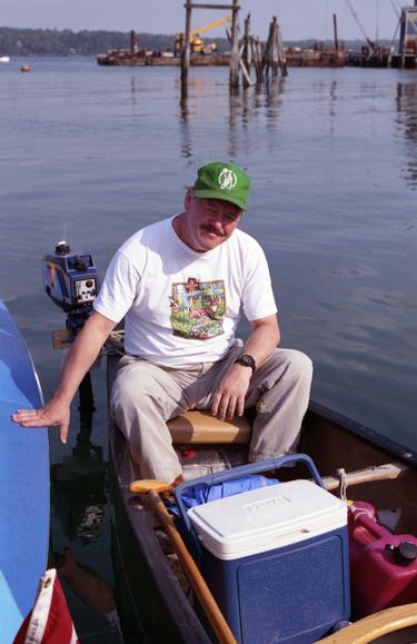 xxx on a Fort Island canoe trip in Maine in October 1992