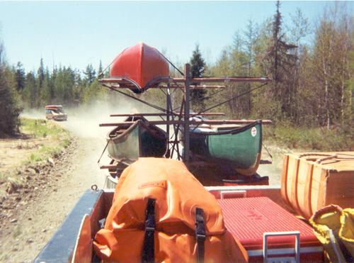 drive in to the Machias River in Maine in May 1991