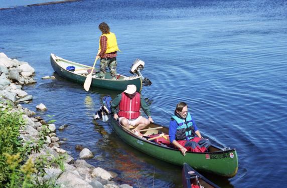 xxx on Mooselookmeguntic Lake in western Maine in August 1996