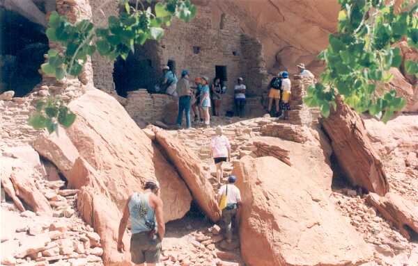 Anasazi ruins near the San Juan River in Utah in May 1992