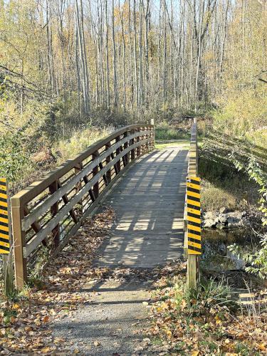 boardwalk in October at Golden Hill State Park near Barker in western NY