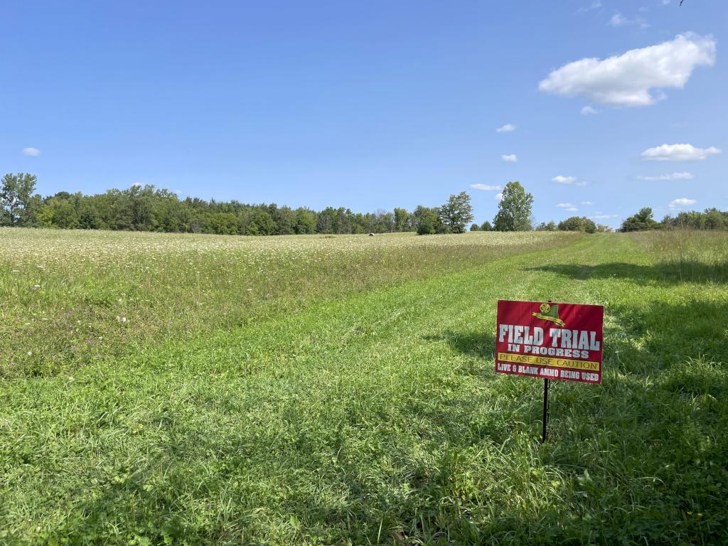 field in September at Darien Lakes State Park near Batavia in western NY