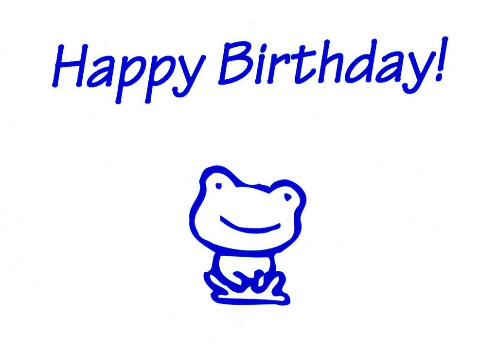 birthday frog