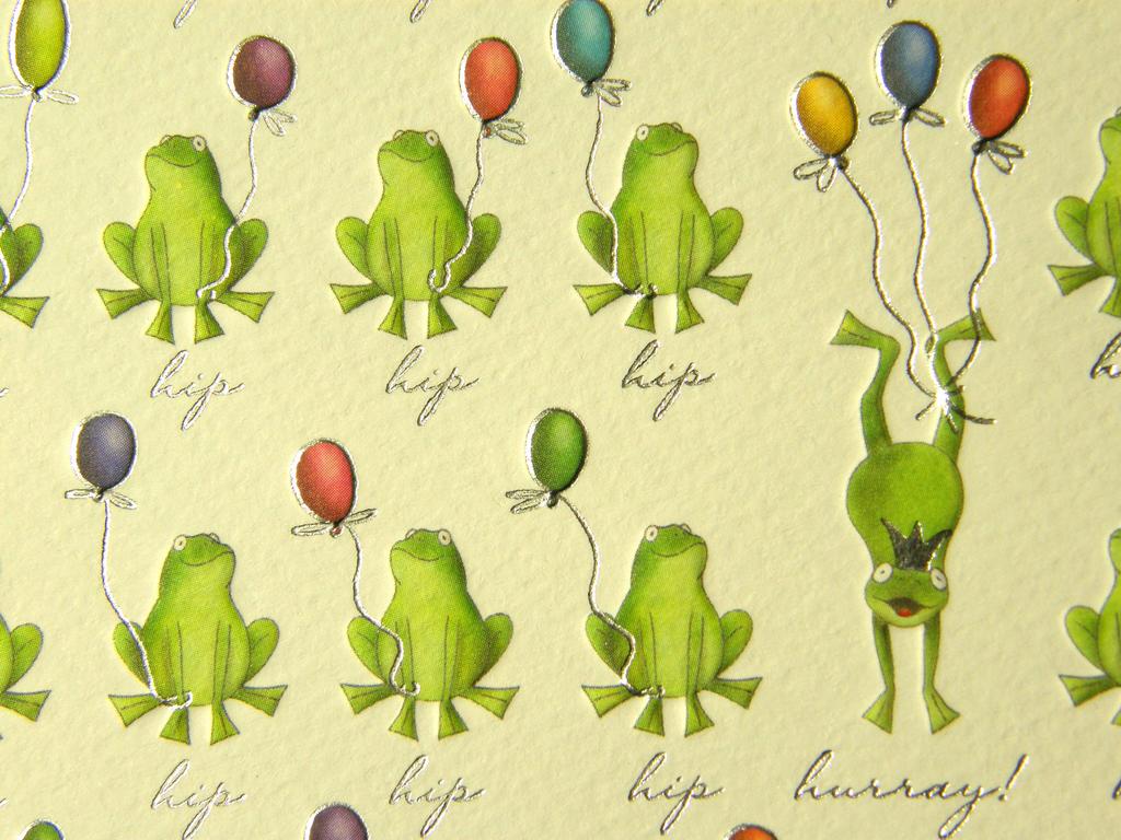 frog notecard