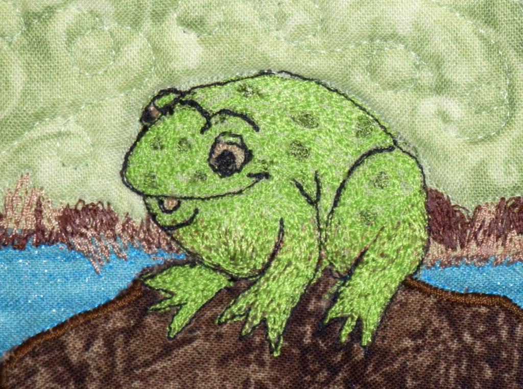 2012 Vermont Quilt Festival frog 3