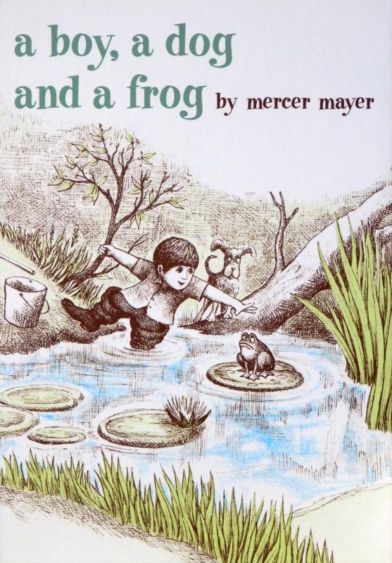 kid book with a frog