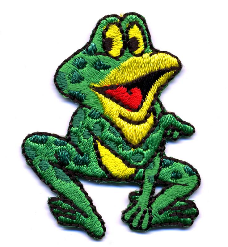 applique frog