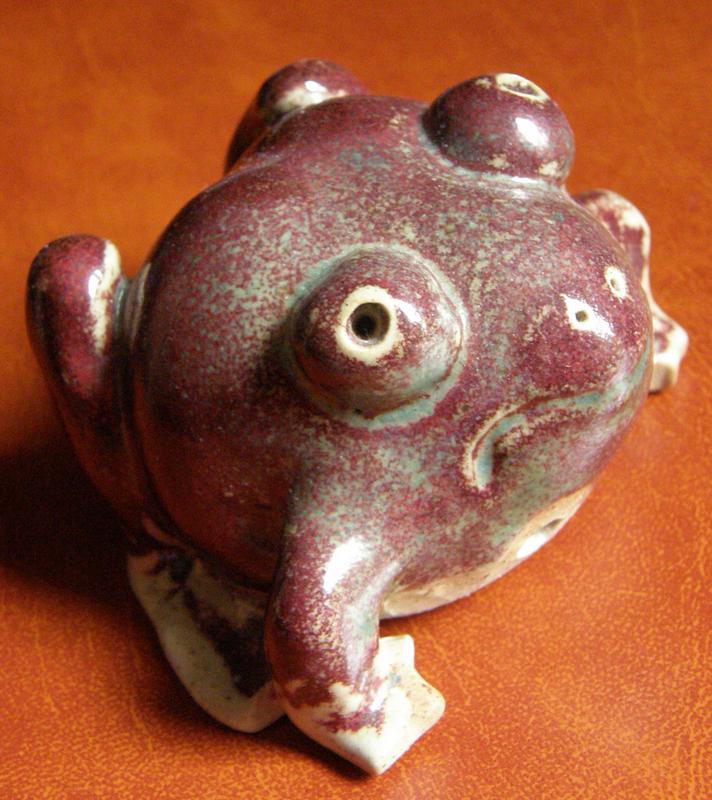 ceramic frog