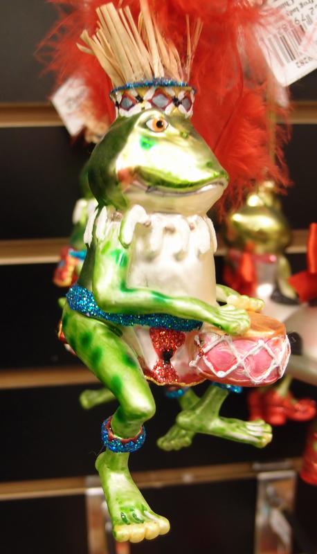 frog Christmas tree ornament