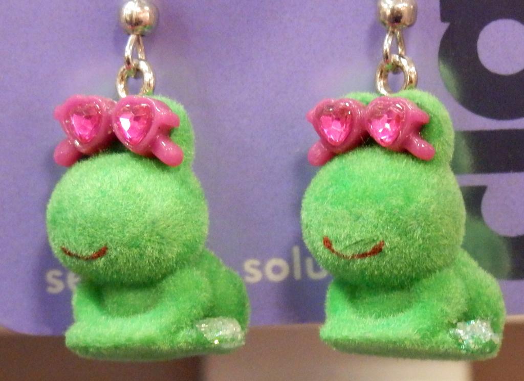 FROGville Weird Frogs: froggy earrings