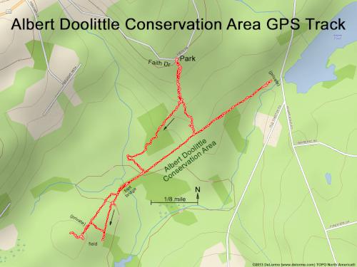 Albert Doolittle Conservation Area gps track