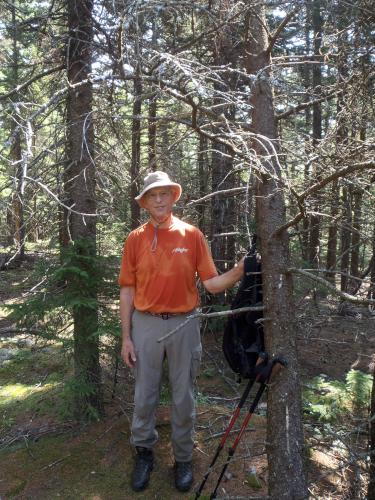 Fred at Ayers Pond Peaks in New Hampshire