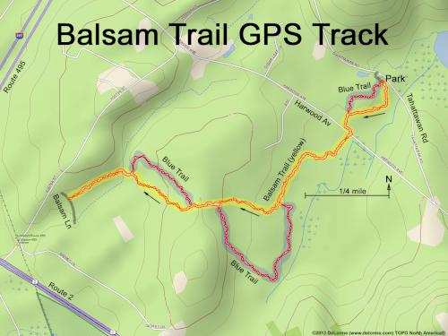 Balsam Trail gps track