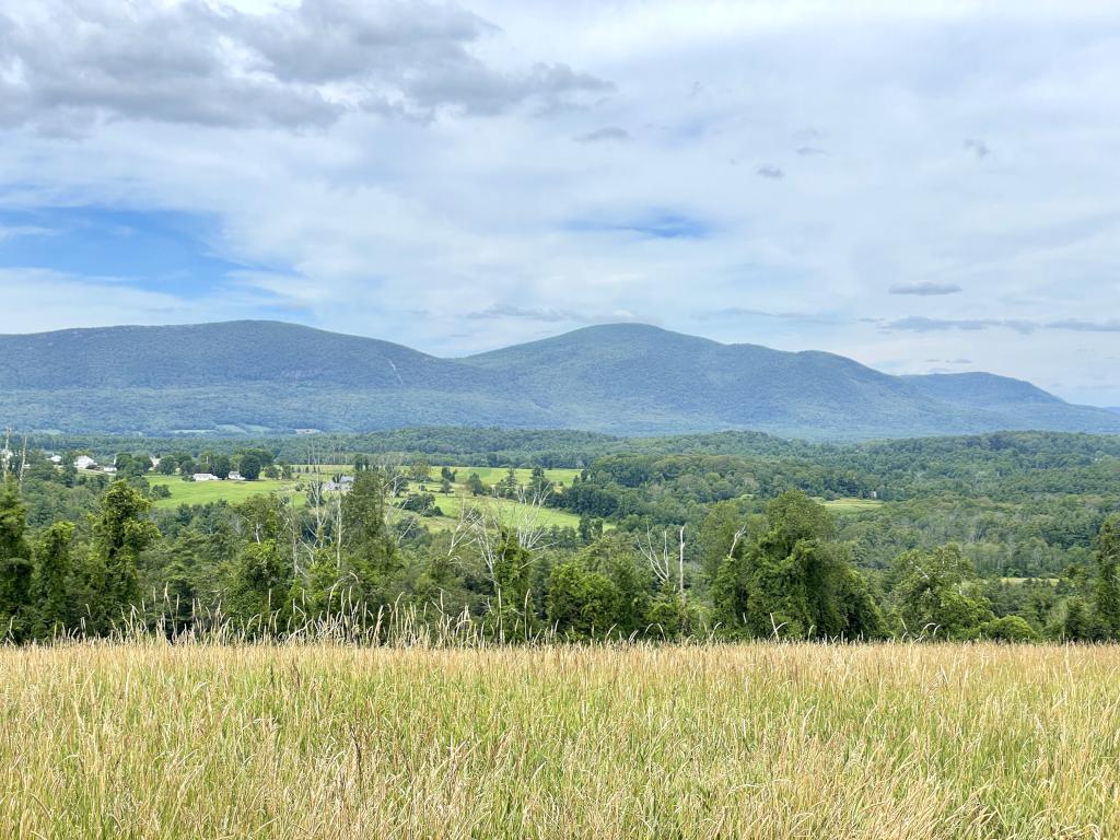 view in July from Hurlburt's Hill at Bartholomew's Cobble in southwestern Massachusetts