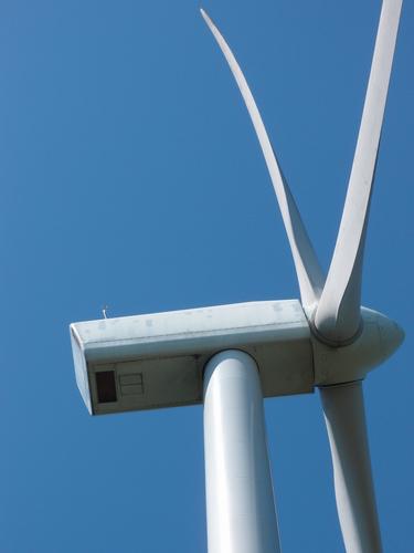 wind turbine on Bean Mountain in New Hampshire