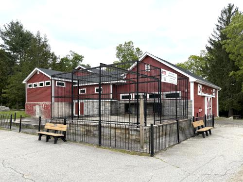 Elephant Barn in May at Benson Park in southern NH