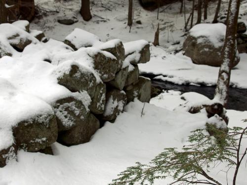 dam in January at Bicknell/Colette Trail in southern New Hampshire