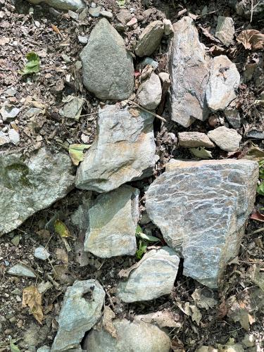 rocks in September at Bird Mountain in southern Vermont