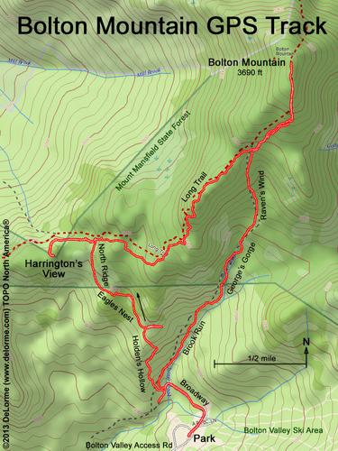 mount abraham gps track