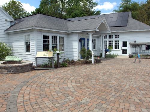 visitor center in May at Broad Meadow Brook Wildlife Sanctuary in eastern Massachusetts