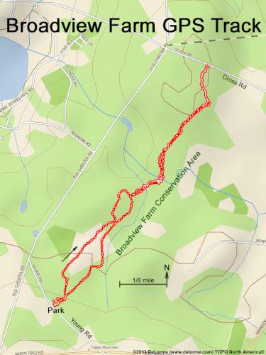 Broadview Farm Conservation Area gps track