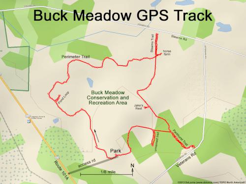 GSP track in January at Buck Meadow near Amherst in southern NH