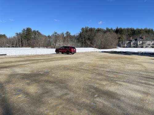 parking in January at Buck Meadow near Amherst in southern NH