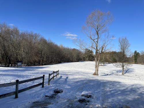 trail in January at Buck Meadow near Amherst in southern NH