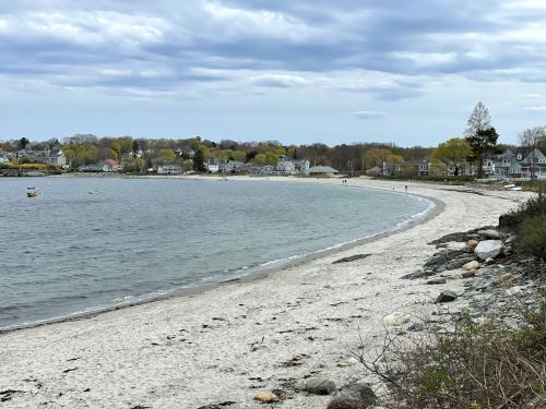 Willard Beach in May near Bug Light Park near Portland in southern Maine