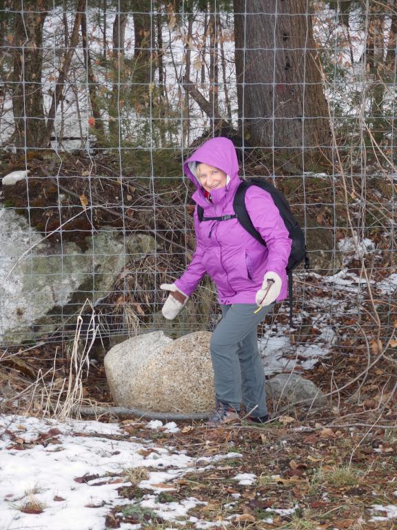 Andee in January at Carter Hill Orchard near Concord in southern New Hampshire