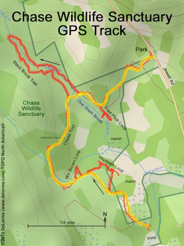 Chase Wildlife Sanctuary gps track