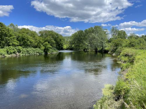 Connecticut River in June at Colebrook River Walk in northern New Hampshire