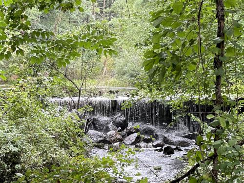 waterfall in September at Crooked Spring in northeast MA