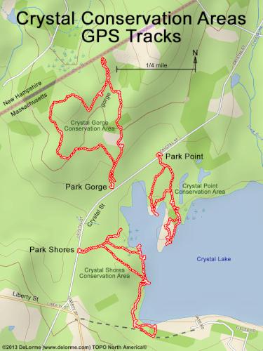 Crystal Conservation Areas gps track