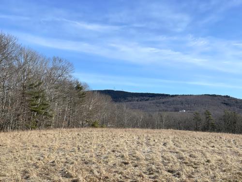 field view in December at Cunningham Pond Trail in southern NH