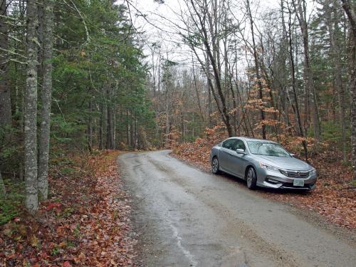 parking for Doublehead North Mountain in New Hampshire