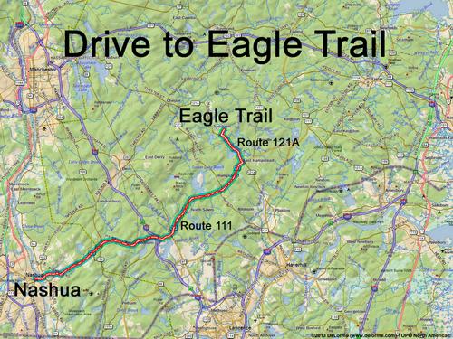 Eagle Trail drive route