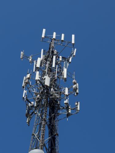 communications tower at Eastman Hill in New Hampshire