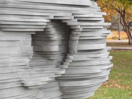 Sculpture of Arthur Fieldler at Charles River Esplanade in Massachusetts