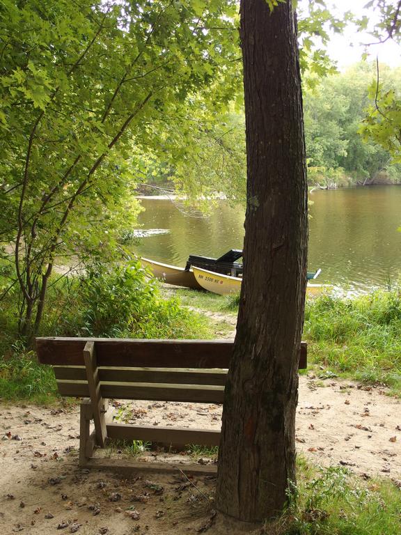 view of Merrimack River at Floodplain Forest near Concord in southern New Hampshire