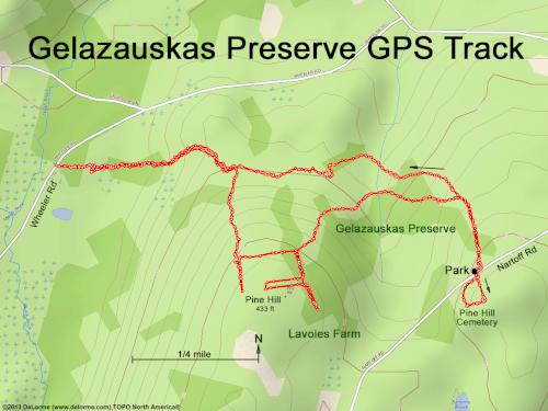 Gelazauskas Preserve gps track