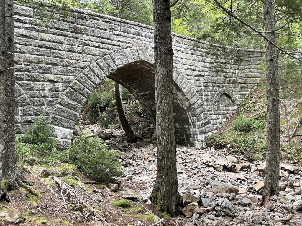 Hemlock Bridge in September at Acadia National Park in Maine