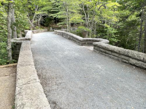 Waterfall Bridge in September at Acadia National Park in Maine