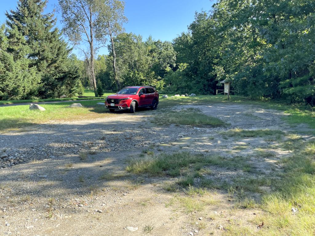 parking in September at Hartwell Preserve in northeast MA