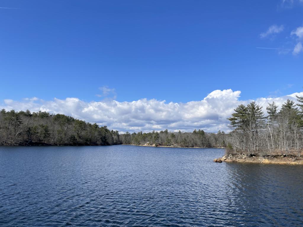 Haskell Pond in March, near Gloucester in northeast MA