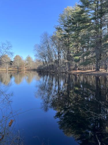 Hazel Brook in December at Hazel Brook in eastern MA