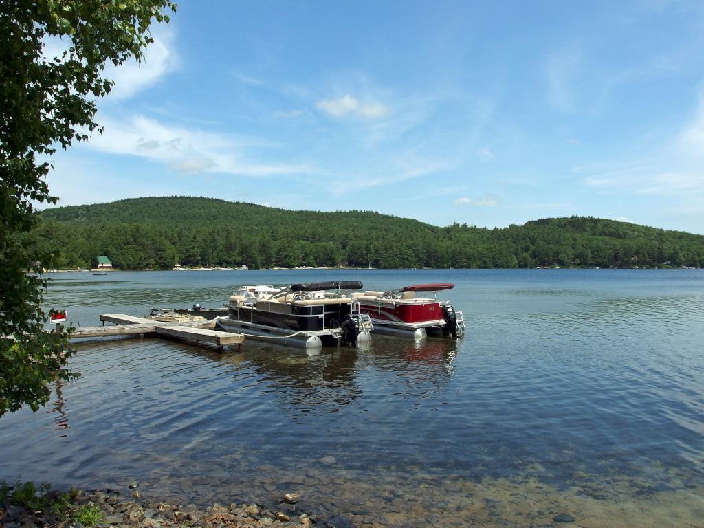 Sand Pond in July near Huntley Mountain in western New Hampshire